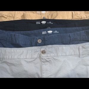 Old Navy Mid Rise Boot Cut Khakis